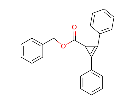 Molecular Structure of 99838-01-4 (2,3-Diphenyl-cycloprop-2-enecarboxylic acid benzyl ester)