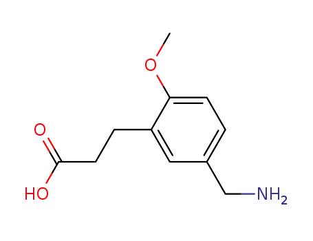 3-(5-aminomethyl-2-methoxyphenyl)propionic acid