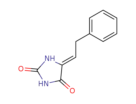 Molecular Structure of 58117-83-2 (2,4-Imidazolidinedione, 5-(2-phenylethylidene)-, (Z)-)