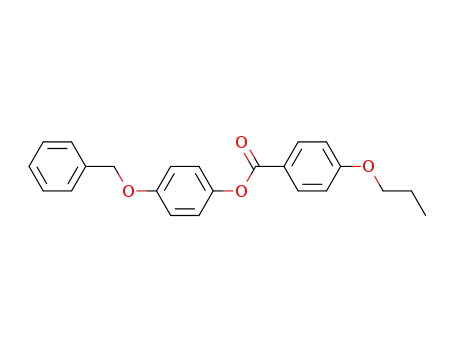 Benzoic acid, 4-propoxy-, 4-(phenylmethoxy)phenyl ester