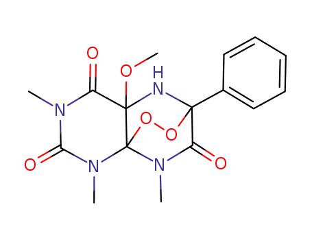 6-phenyl-1,3,8-trimethyl-5'-methoxypteridin-2,4,7-trione 6,8'-endoperoxide
