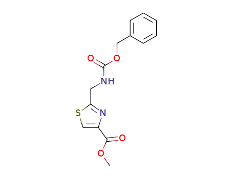 4-Thiazolecarboxylic acid, 2-[[[(phenylmethoxy)carbonyl]amino]methyl]-,
methyl ester