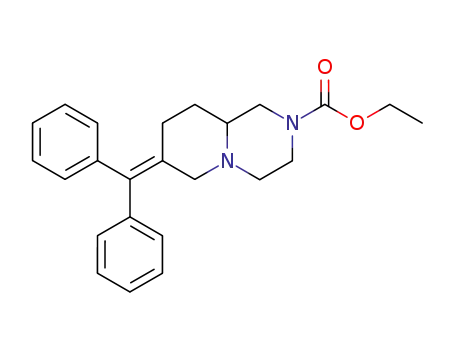 2-(ethoxycarbonyl)-7-(diphenylmethylene)octahydro-2H-pyrido<1,2-a>pyrazine