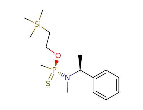 (R<sub>p</sub>,S<sub>c</sub>)-O-2-(trimethylsiyl)ethyl N,P-dimethyl-N-(1-phenylethyl)phosphonamidothioate