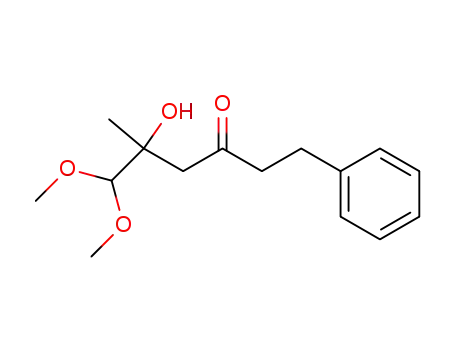 5-Hydroxy-6,6-dimethoxy-5-methyl-1-phenylhexan-3-one