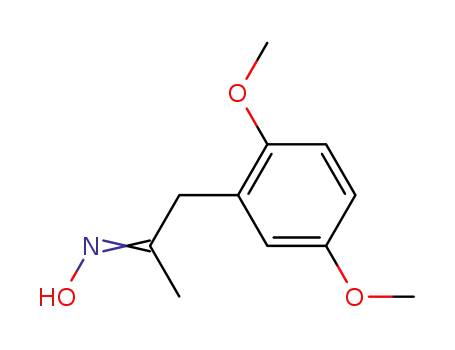 Molecular Structure of 43021-98-3 (1-(2,5-Dimethoxyphenyl)-2-propanone oxime)