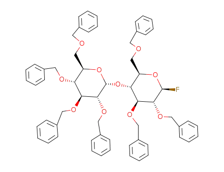 2,3,6-tri-O-benzyl-4-O-(2,3,4,6-tetra-O-benzyl-α-D-glucopyranosyl)-β-D-glucopyranosyl fluoride