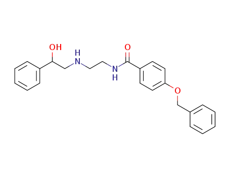 Benzamide,
N-[2-[(2-hydroxy-2-phenylethyl)amino]ethyl]-4-(phenylmethoxy)-