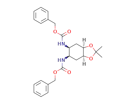 (3aα,5β,6β,7aα)-bis(phenylmethyl) (hexahydro-2,2-dimethyl-1,3-benzodioxole-5,6-diyl)bis(carbamate)