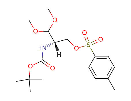 Toluene-4-sulfonic acid (S)-2-tert-butoxycarbonylamino-3,3-dimethoxy-propyl ester