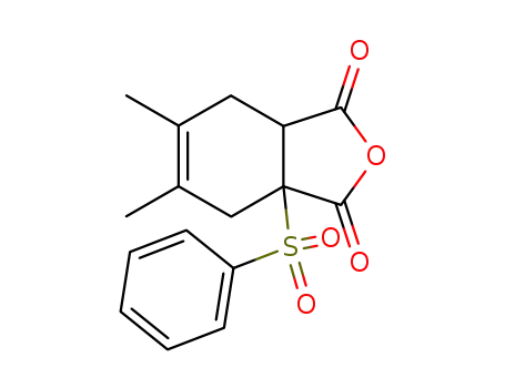 α-(phenylsulfonyl)maleic anhydride-2,3-dimethyl-1,3-butadiene adduct