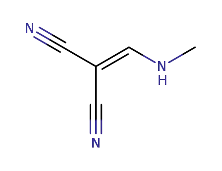 Molecular Structure of 79080-32-3 (Propanedinitrile, [(methylamino)methylene]-)