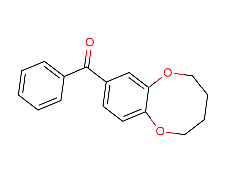 Molecular Structure of 123769-46-0 (Phenyl-(2,3,4,5-tetrahydro-benzo[b][1,4]dioxocin-8-yl)-methanone)