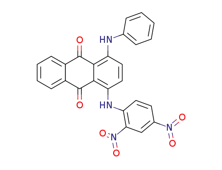 Molecular Structure of 76788-16-4 (1-(2,4-dinitrophenylamino)-4-phenylaminoanthraquinone)