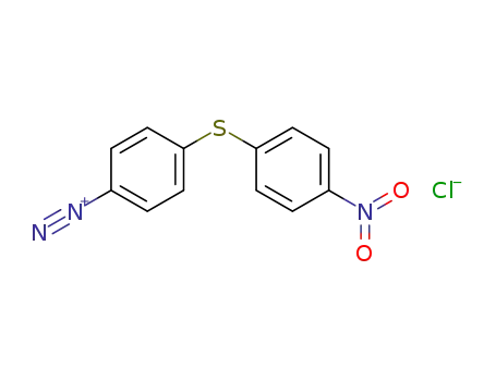 Benzenediazonium, 4-[(4-nitrophenyl)thio]-, chloride