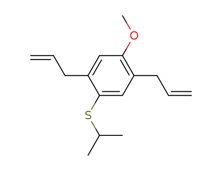 1,4-Diallyl-2-isopropylsulfanyl-5-methoxy-benzene