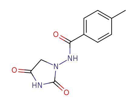 Benzamide, N-(2,4-dioxo-1-imidazolidinyl)-4-methyl-