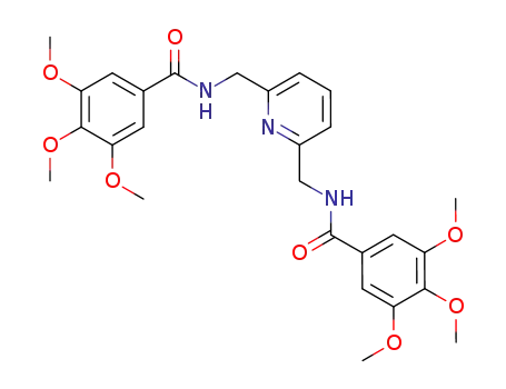 Molecular Structure of 80197-28-0 (2,6-Bis(3,4,5-trimethoxybenzoylaminomethyl)pyridine)