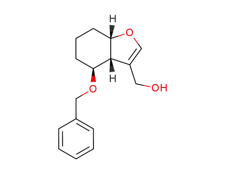 ((3aR,4S,7aS)-4-Benzyloxy-3a,4,5,6,7,7a-hexahydro-benzofuran-3-yl)-methanol