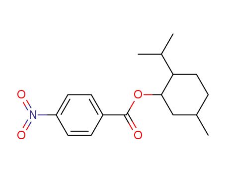 Molecular Structure of 4277-14-9 (5-methyl-2-(propan-2-yl)cyclohexyl 4-nitrobenzoate)