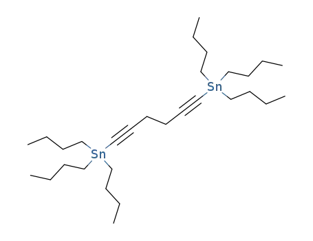 Molecular Structure of 138877-32-4 (Stannane, (1,5-hexadiyne-1,6-diyl)bis[tributyl-)