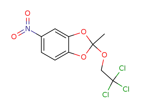 2-Methyl-2-(2,2,2-trichloroethoxy)(4-nitrobenzo)-1,3-dioxolane