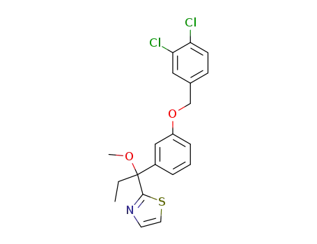 2-{1-[3-(3,4-Dichloro-benzyloxy)-phenyl]-1-methoxy-propyl}-thiazole