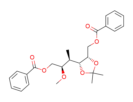 1,6-di-O-benzoyl-3-deoxy-4,5-O-isopropylidene-3-C-methyl-2-O-methyl-L-altritol