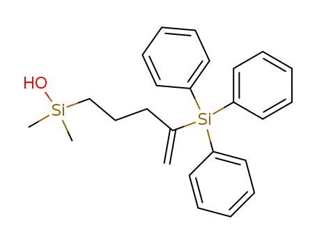 dimethyl(4-triphenylsilyl-4-pentenyl)silanol