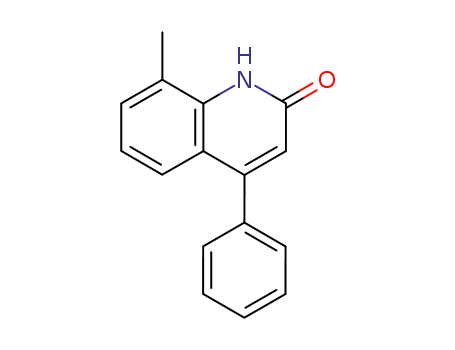 2(1H)-Quinolinone, 8-methyl-4-phenyl-