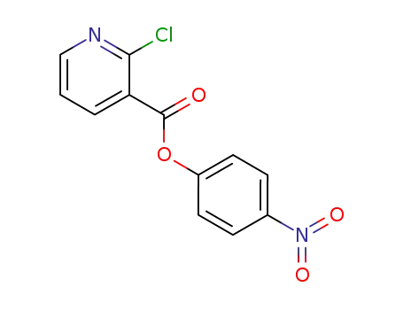 Molecular Structure of 76980-32-0 (p-Nitrophenyl 2-chloronicotinate)