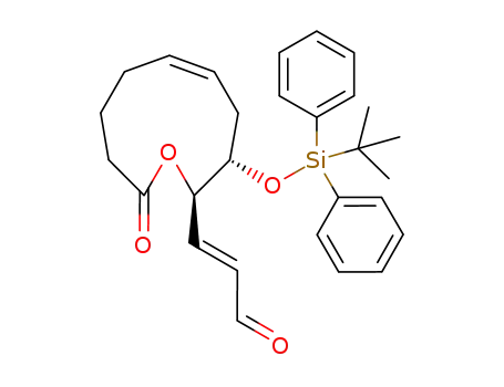 (E)-3-[(Z)-(2R,3S)-3-(tert-Butyl-diphenyl-silanyloxy)-10-oxo-3,4,7,8,9,10-hexahydro-2H-oxecin-2-yl]-propenal