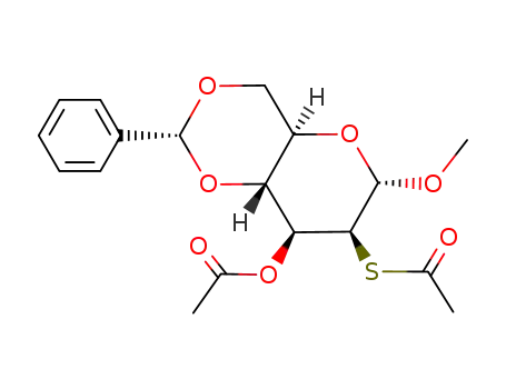 methyl 2,3-di-S,O-acetyl-4,6-O-(phenylmethylene)-2-thio-α-D-mannopyranoside