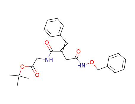 N-<3-<<(benzyloxy)amino>carbonyl>-2-benzylidene-1-oxopropyl>glycine tert-butyl ester