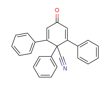 4-Oxo-1,2,6-triphenyl-2,5-cyclohexadien-1-carbonitril