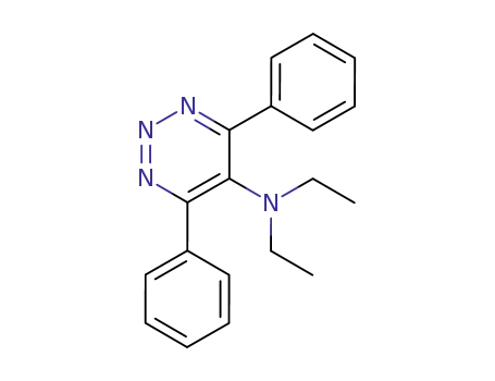 Molecular Structure of 97203-77-5 (1,2,3-Triazin-5-amine, N,N-diethyl-4,6-diphenyl-)