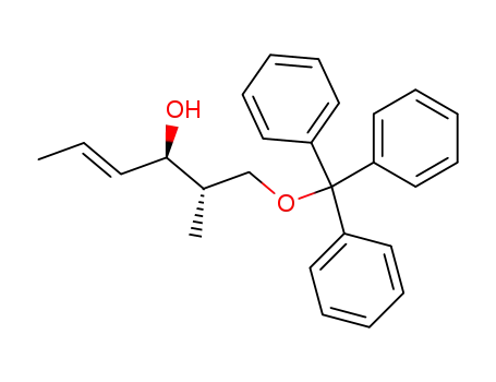 (E,2R<sup>*</sup>,3S<sup>*</sup>)-2-methyl-1-(triphenylmethoxy)-4-hexen-3-ol