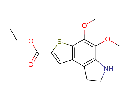 4,5-Dimethoxy-7,8-dihydro-6H-thieno[3,2-e]indole-2-carboxylic acid ethyl ester