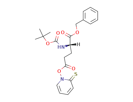 (S)-2-tert-Butoxycarbonylamino-pentanedioic acid 1-benzyl ester 5-(2-thioxo-2H-pyridin-1-yl) ester