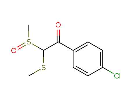ω-(Methylthio)-ω-(methylsulfinyl)-p-chloroacetophenone