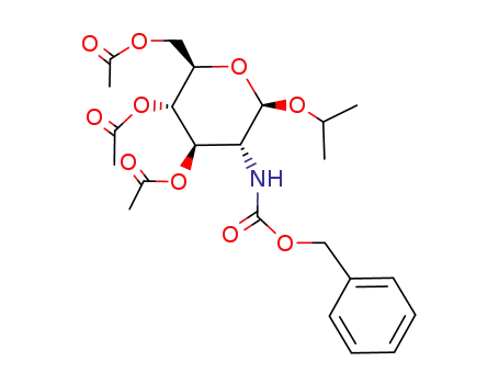 1-methylethyl 3,4,6-tri-O-acetyl-2-benzyloxycarbonylamino-2-deoxy-β-D-glucopyranoside