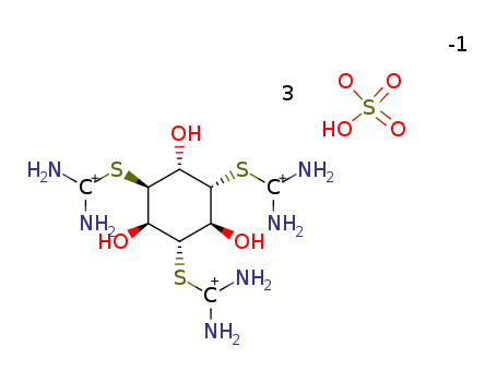 C<sub>9</sub>H<sub>21</sub>N<sub>6</sub>O<sub>3</sub>S<sub>3</sub><sup>(3+)</sup>*3HO<sub>4</sub>S<sup>(1-)</sup>