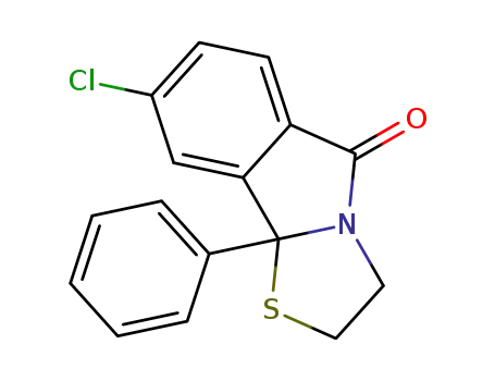 8-Chloro-9b-phenyl-2,3-dihydro-9bH-thiazolo[2,3-a]isoindol-5-one