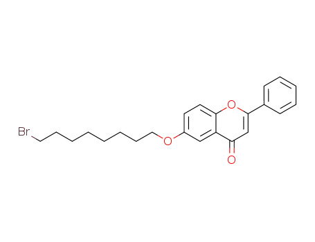 4H-1-Benzopyran-4-one, 6-[(8-bromooctyl)oxy]-2-phenyl-