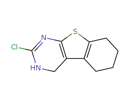 2-chloro-3,4,5,6,7,8-hexahydro<l>benzothieno<2,3-d>)pyrimidine