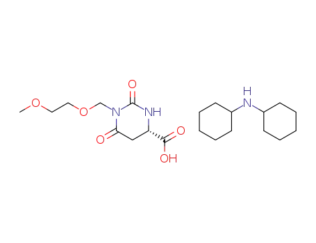 (S)-1-(2-Methoxy-ethoxymethyl)-2,6-dioxo-hexahydro-pyrimidine-4-carboxylic acid; compound with dicyclohexyl-amine