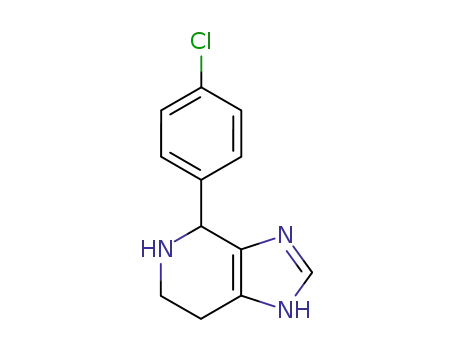 Molecular Structure of 4875-41-6 (4-(4-chlorophenyl)tetrahydroimidazo[4,5-c]pyridine)