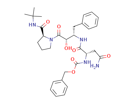phenylmethylN-[(2S)-4-amino-1-[[(2S,3S)-4-[(2S)-2-(tert-butylcarbamoyl)pyrrolidin-1-yl]-3-hydroxy-4-oxo-1-phenylbutan-2-yl]amino]-1,4-dioxobutan-2-yl]carbamate