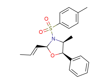 (2S,4S,5R)-4-Methyl-5-phenyl-2-((E)-propenyl)-3-(toluene-4-sulfonyl)-oxazolidine