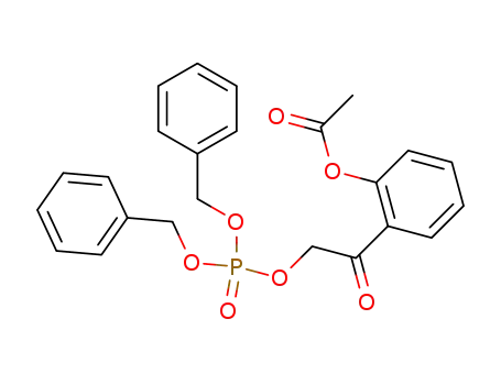 <2-(ortho-acetoxy-phenyl)-2-oxo>ethyl dibenzylphosphate